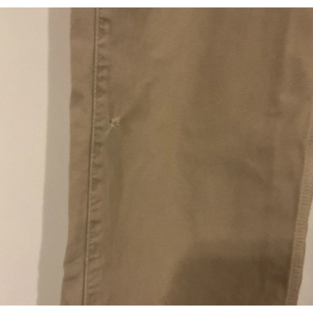 Carhartt Men's Dark Tan Khaki Carpenter Pants, Size 38 X 32 Relaxed Fit - Picture 9 of 11